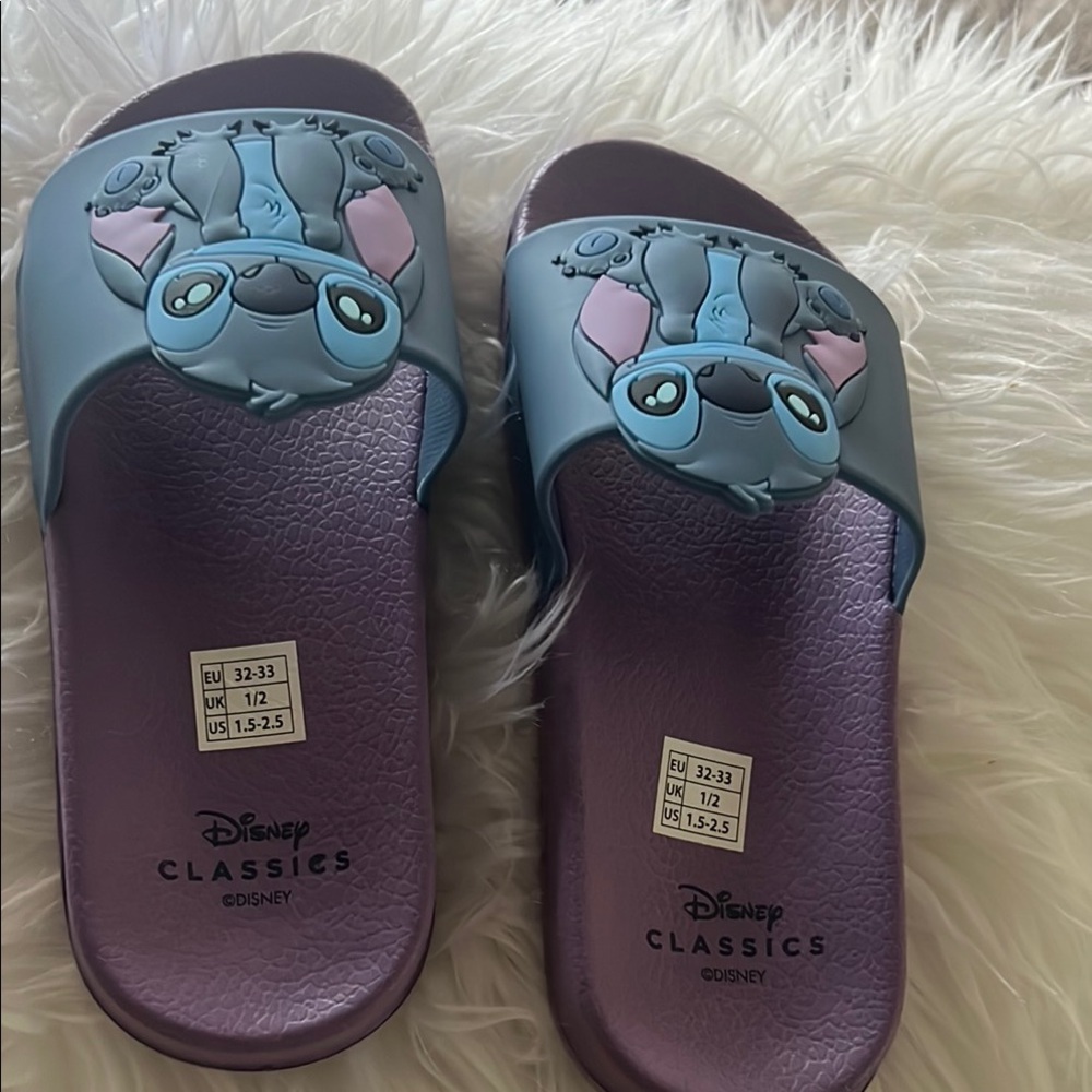 Disney Purple Slide Sandals for Casual Comfort